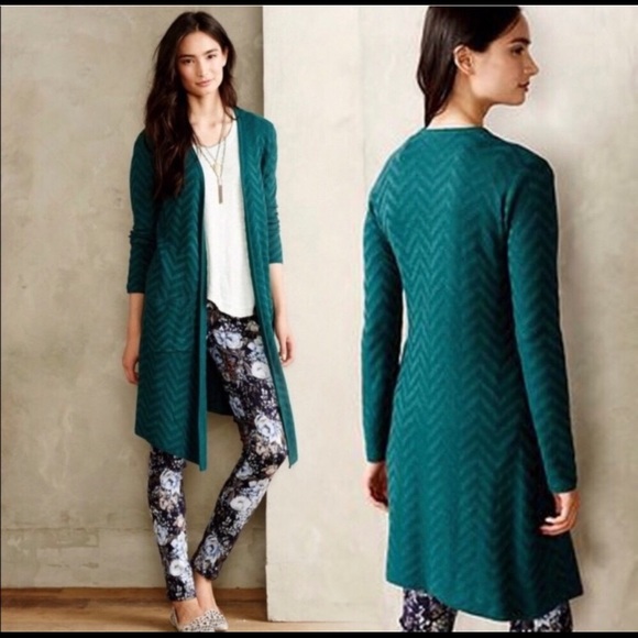 Anthropologie Sweaters - Anthropologie Moth Vergennes Chevron Cardigan